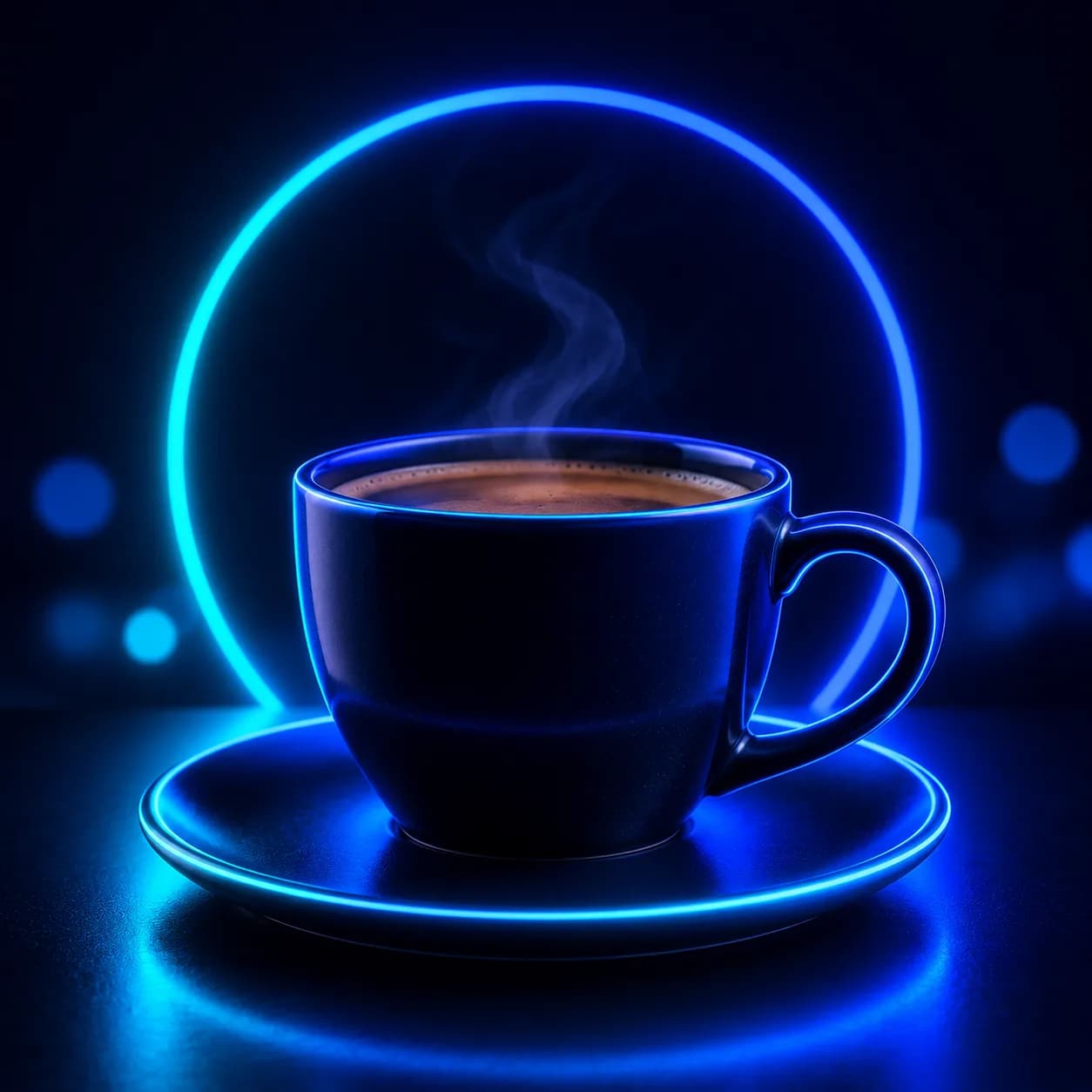 Freshly brewed coffee and pastries ready to serve