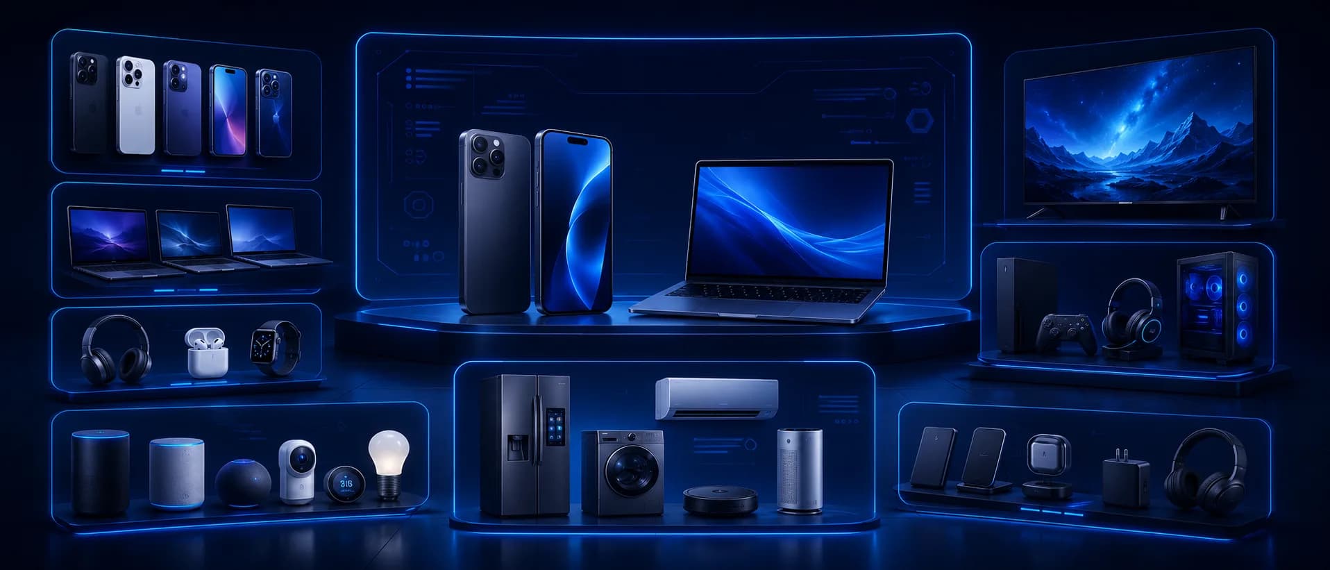 Detailed electronics product catalog